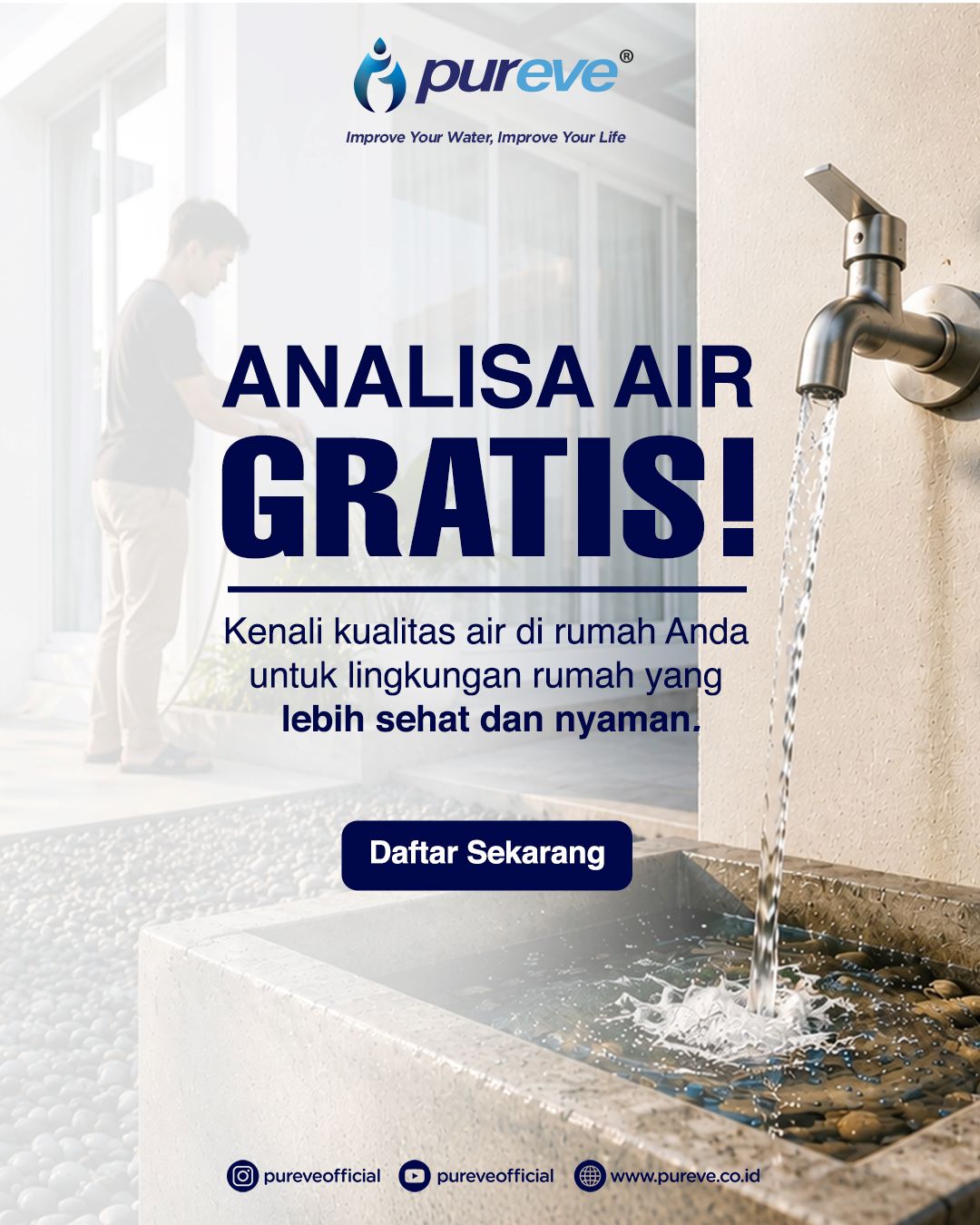 Cek Air Bareng Pureve mobile