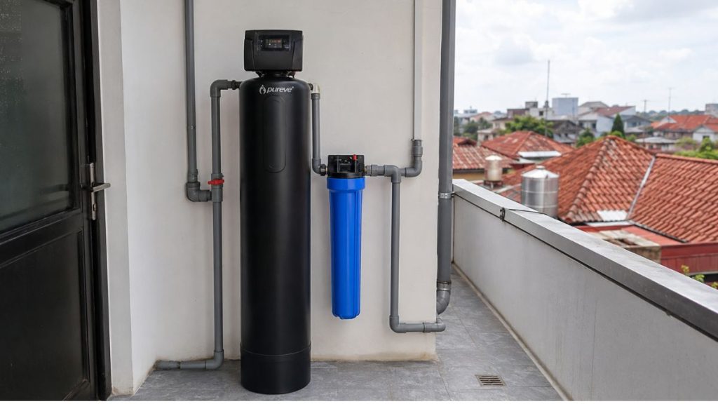 filter air rumah 2 lantai