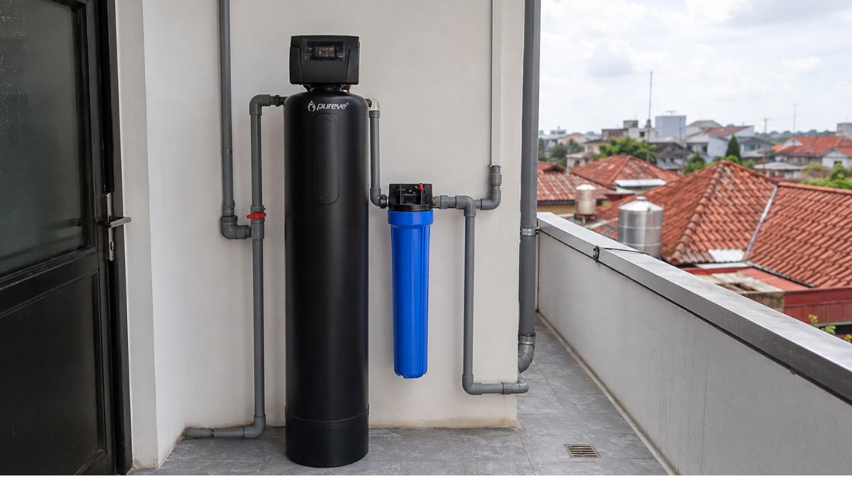 filter air rumah 2 lantai