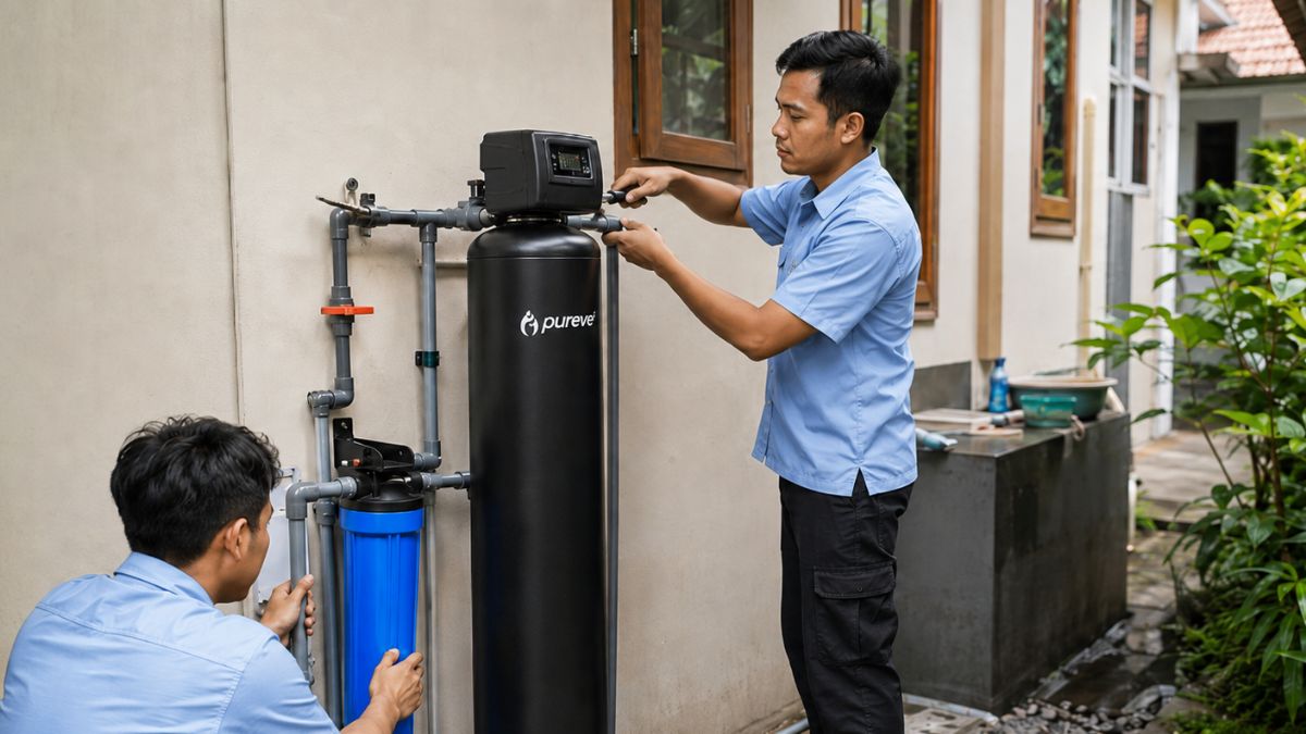 pasang filter air rumah